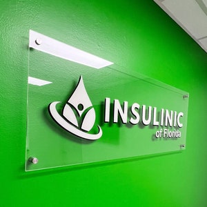 Custom Acrylic Sign, Acrylic Door Sign, Acrylic Office Sign, Personalized Acrylic Logo Sign, Office Door Wall Hangings, Full color logo