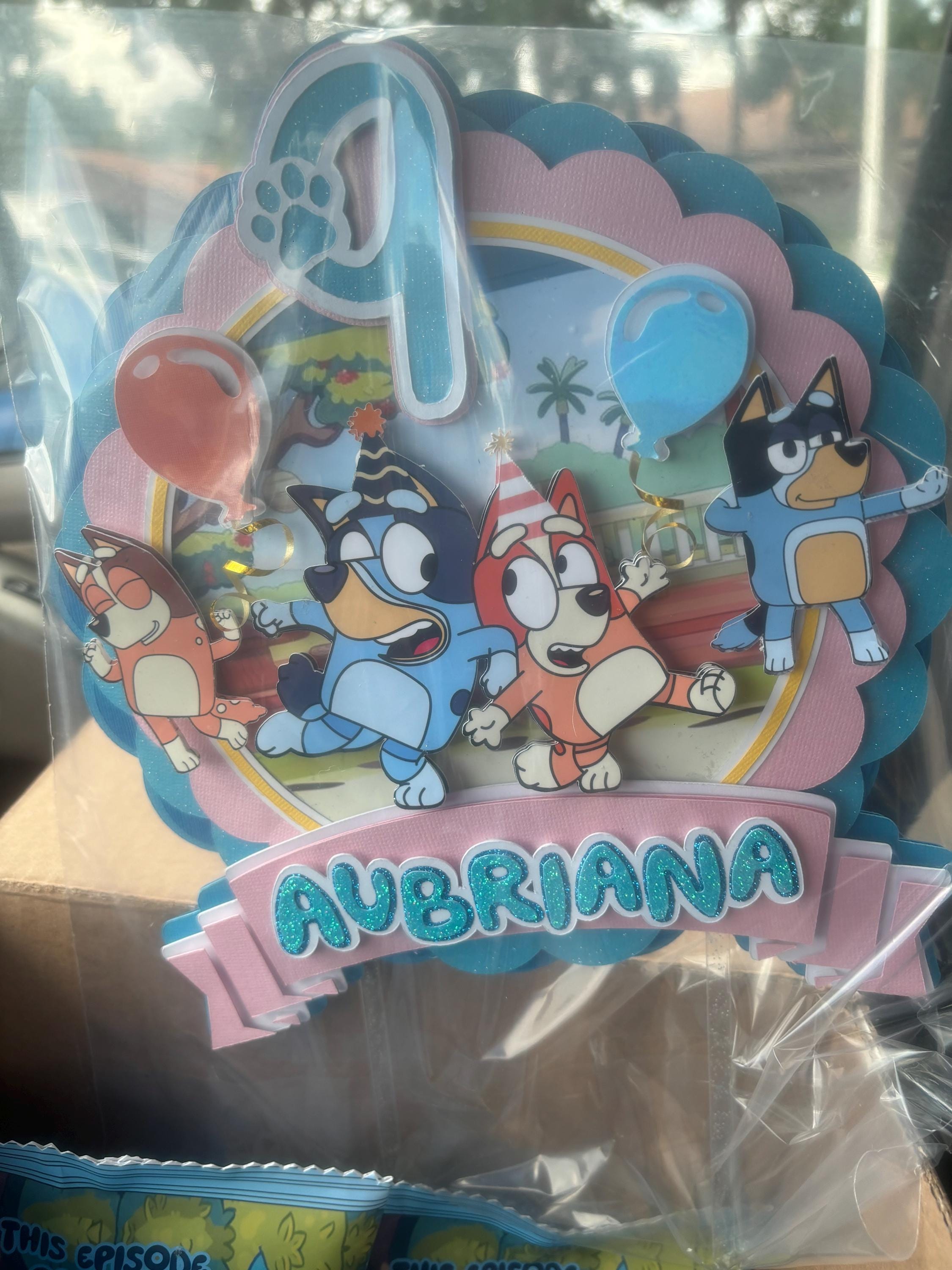 Bluey Cake Topper