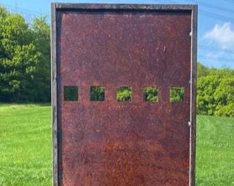 Sichtschutz 1000/1800 Windschutz Rost Design