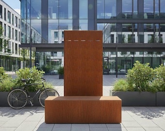 Sichtschutz Rost Design Windschutz