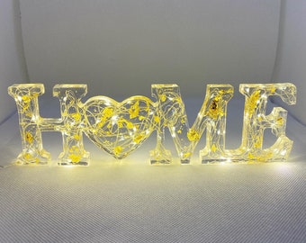 Home Sweet Home  Home Decor Light LED Sign Wedding Gift/ Anniversary Gift/ for Her/ for Him/ Mother's Day Gift
