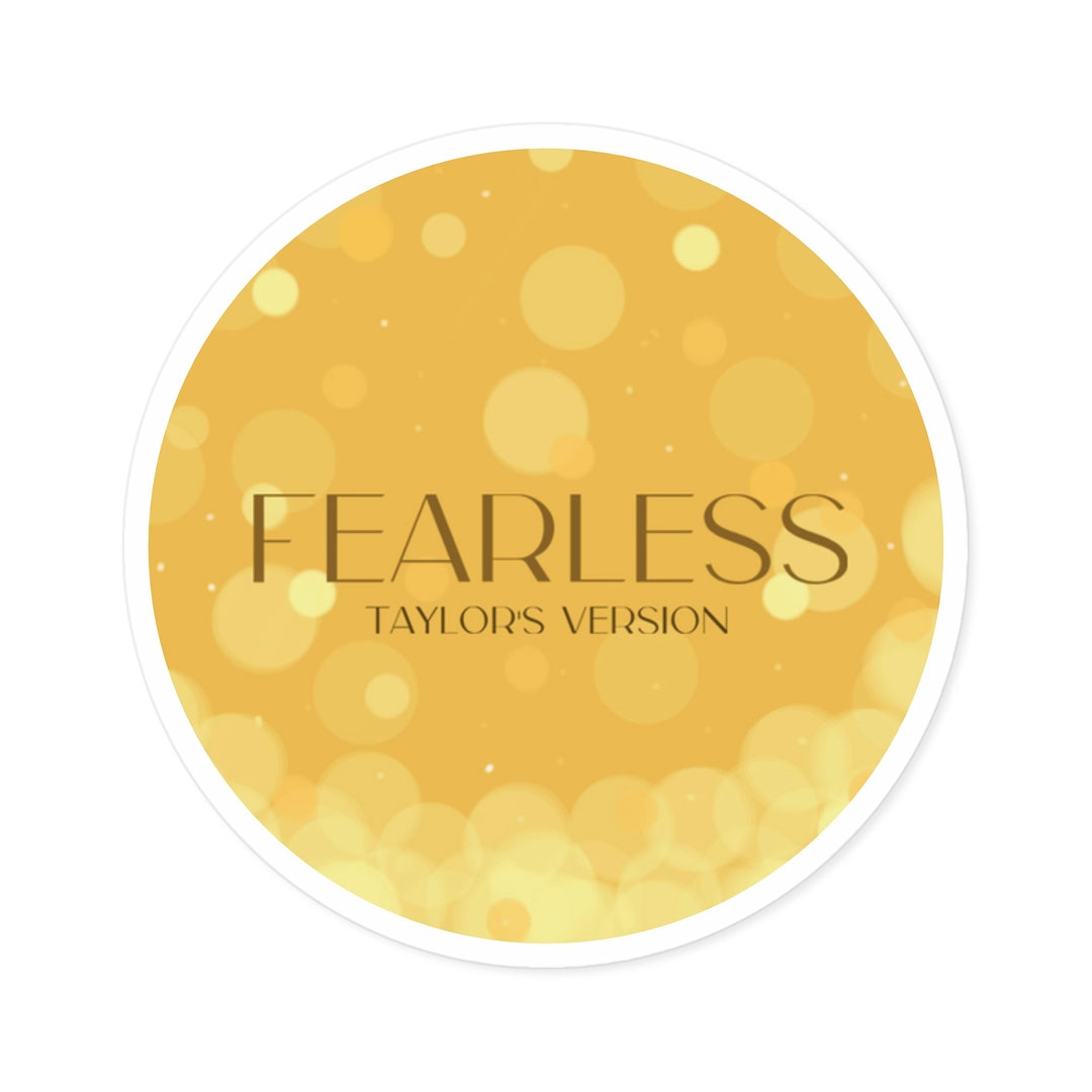 Fearless Sticker Fearless taylor's Version Album Sticker - Etsy