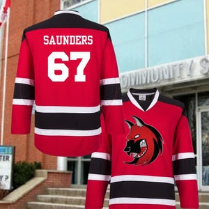 Jimmy Brooks, Jane Vaughn & Campbell Saunders-Degrassi Panthers/ Ice Hounds Custom Jerseys