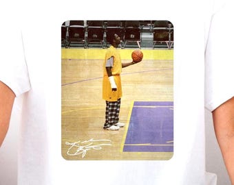 Retro Kobe Bryant Graphic Tee, Lakers Basketball Shirt
