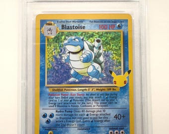 2021 Pokémon #2/102 Blastiose Holo 25th Anniversary Celebrations TCT Graded Gem Mint 10