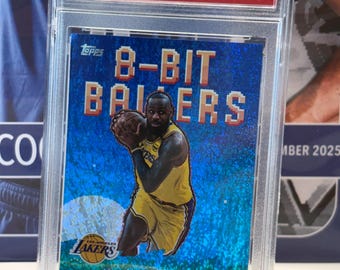 2025 Topps LeBron James 8-Bit Ballers holo TCT Graded Gem Mint 10 Card