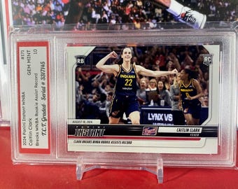 Caitlin Clark Rookie Card, 2024 Panini Instant WNBA, T.C.T. Gem Mint 10