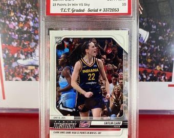 2024 Panini Instant #72 Caitlin Clark Rookie Card TCT Graded GEM MINT 10