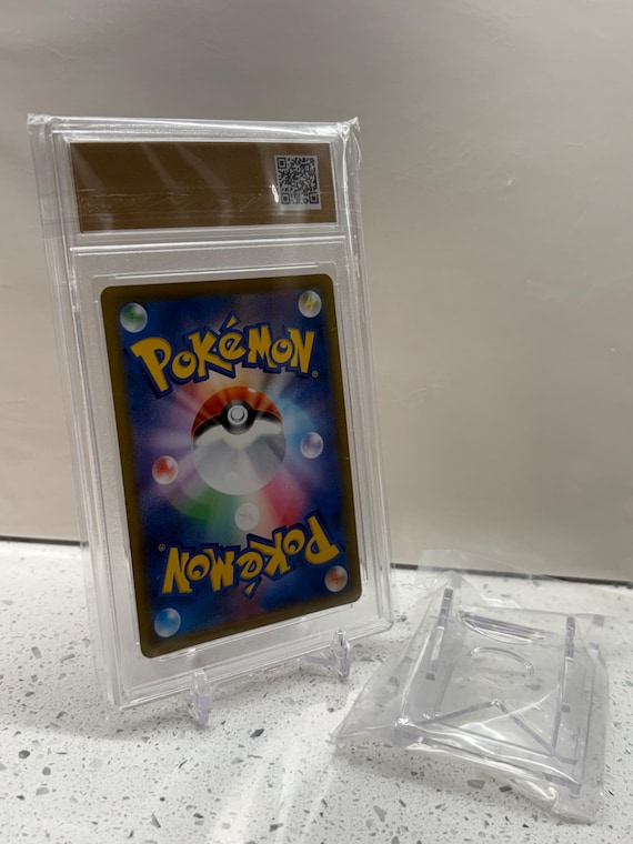 カード・フォト・ブロマイド POKEMON ORIGINAL CLEAR CARD PSA8 Authentic 2021 Pokémon #017/184 Charizard Vmax Climax Holo TCT
