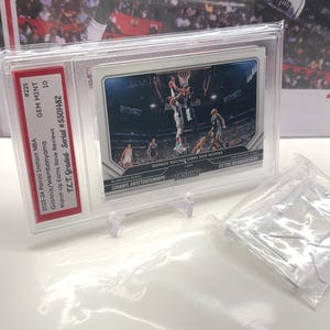 Victor Wembanyama VS Giannis Rookie Card 2023-24 Panini Instant NBA #225 TCT Graded Gem Mint 10 card stand included image 1