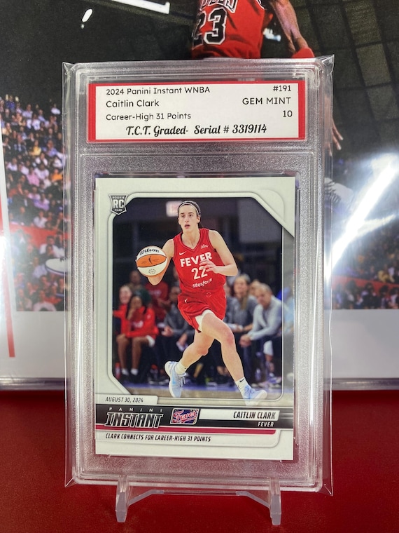 caitlin clark rookie card graded 2024 Panini Collection Caitlin Clark #RBCC Record Breaker RC Basketball PSA 10 Gem Mint : Collectibles & Fine Art GEM MT 10 Player CAITLIN CLARK | 2024 PANINI