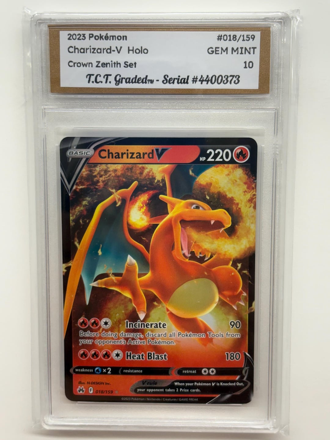 charizard v 220 pokemon card CardCHARIZARD VSSR(307/190) (S4a) Japanese PSA10  Fandom Tokyo end display Pokemon Celebrations Lance's Charizard V