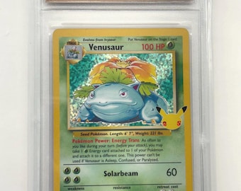 2021 Pokémon #15/102 Venusaur Holo 25th Anniversary Celebrations TCT Graded Gem Mint 10