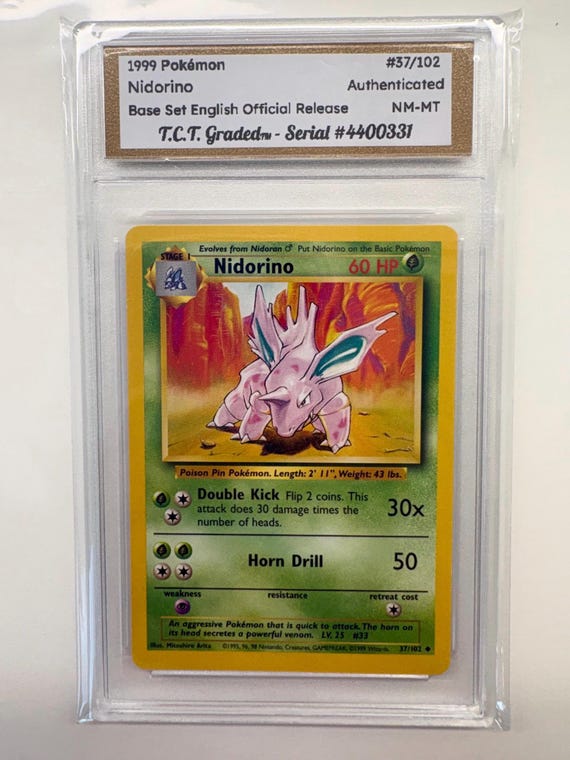 1995 nidorino pokemon card value - 033/165 - Pokemon 151 - Reverse Foil Weakness Psychic ×2 Resistance None None Retreat Cost Nidorino Cards | Dex -