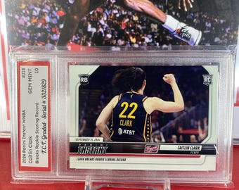 Caitlin Clark Rookie Card, 2024 Panini Instant WNBA, T.C.T. Gem Mint 10
