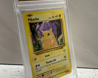 Authentic 2016 Pokémon #35/108 Pikachu Evolutions TCT Graded Gem