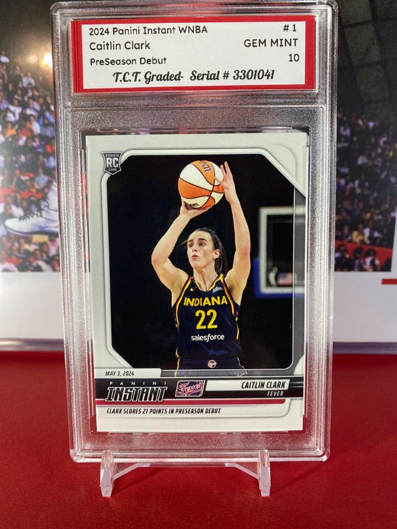 Caitlin Clark Rookie Card, 2024 Panini Instant #1, TCT GEM Mint 10 - Etsy