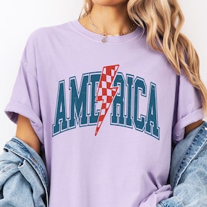Vintage America Shirt, 4th of July T-Shirt, USA Shirt, Retro American Flag Tee, America 1776 Unisex Tee, Independence Day Tee, Gift For Dad