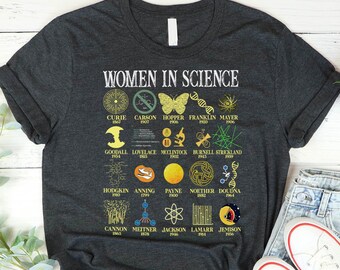 Women In Science Shirt, Gift For Science Teacher, Science Lover Gift Shirt, PhD Feminist Sweater, Women Empowerment T-Shirt, STEM Shirt