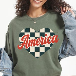 Comfort Colors®- America Shirt, 1776 America 4th of July Shirt, 4th of July shirt, 4th of july sweatshirt, Fourth of July T Shirt