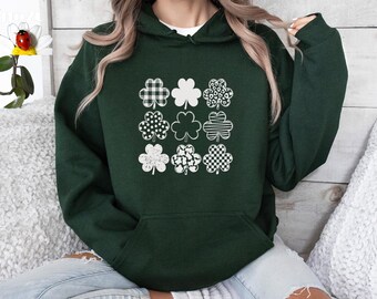 St. Patrick's Day Sweatshirt, Irish Shamrock Sweatshirt, Saint Patricks Day Sweatshirt Women, St Patricks Hoodie, St Patricks