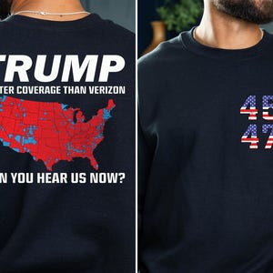 Trump 45- 47 2024 Sweatshirt, Sie haben Trump Sweatshirt verpasst, Attentats-Trumpf-Hoodie-Trumpf-T-Stück, Präsidentschaftswahl