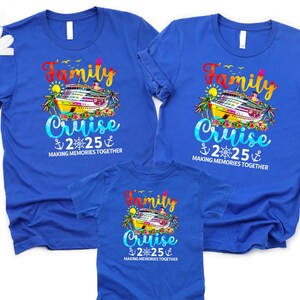 Camisetas de crucero familiar 2025, camisetas de crucero familiar para adultos y niños, camisetas y sudaderas de crucero familiar a juego, camisetas &quot;Creando recuerdos juntos&quot;
