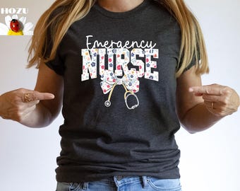 Emergency Department Nurse Shirt, ER Nurse Shirt, Emergency Medicine Nurse, Emergency Nurse Gift, Emergency Room Shirt, RN Shirt, Nurse Gift