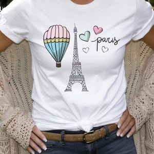 Paris France Shirt, Vacation in Paris, Gift for Travel Lover, Paris Trip Tee, Fashion Shirt, Fashion Lover Gift, Europe Trip, Girls Trip