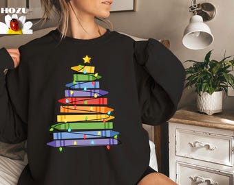 Christmas Teacher Sweatshirt, Christmas Gift For Teacher, Teaching Tee, Teachers Day, Teachers Life Shirt, Teacher Life,Christmas Sweatshirt