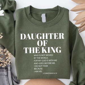Religious Sweatshirt, Child of God Shirt, Daughter of the King Shirt, Love Like Jesus Shirt, christian merch, Bible Verse Shirt