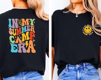 Camiseta "En mi época de campamento de verano", Camiseta de explorador de verano, Camiseta de camping, Camiseta de vacaciones de verano, Camiseta retro de campamento de verano, Camiseta para amantes del camping