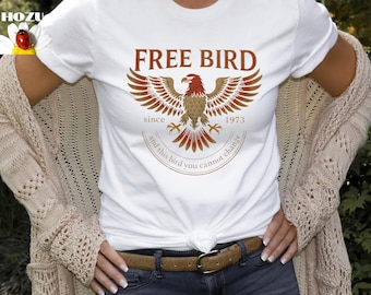 Free Bird Shirt, Old School Band Sweatshirt, Retro Music Shirt, Rock Band Tee, Rock Lover Shirt, Gift For Her, Free Bird Graphic Tee, Trendy