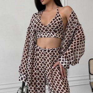 Womens 3 Piece Suit, Classic Business Suit, Casual Suit, Office Set Suite, Womens Suit Set, Pant Suit, Woman Business Suit, High Fashion,Top