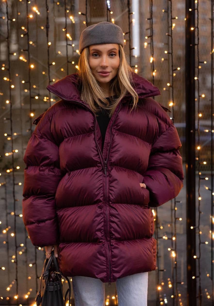 Oversize Puffer Coat, Long Vintage Jacket, Custom Jacket, Womens