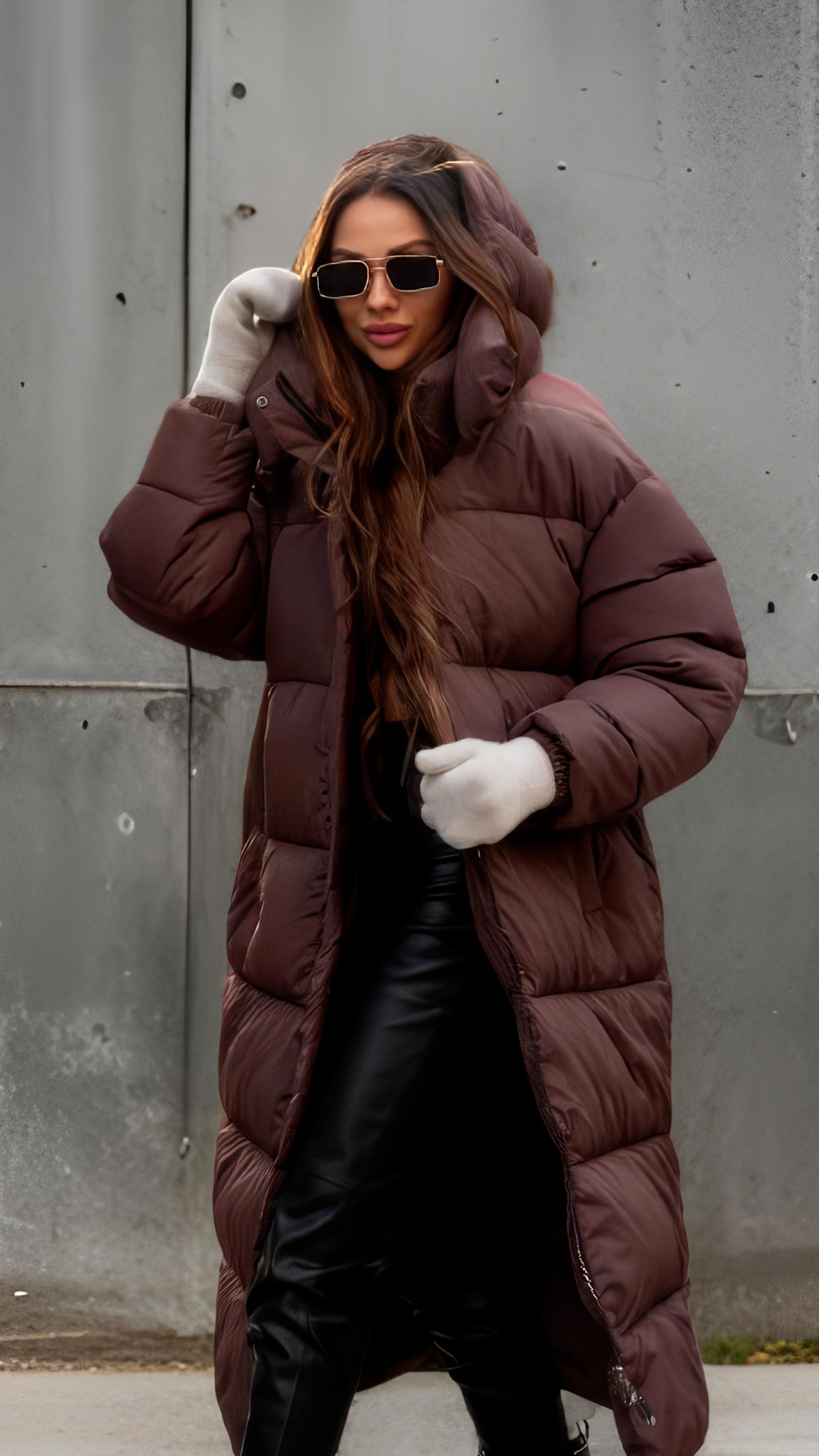 Custom Jacket, Oversize Puffer Women, Long Vintage Jacket