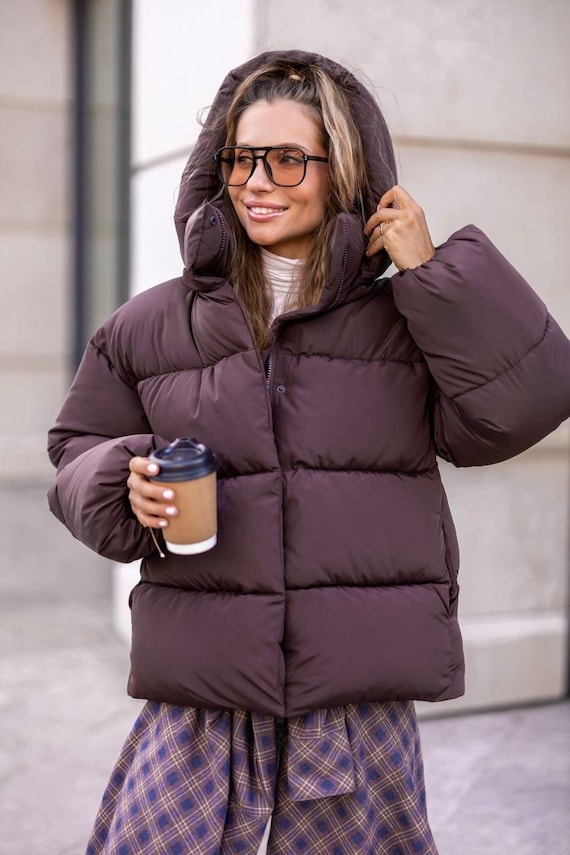 Custom Jacket, Oversize Puffer Coat, Womens Puffer, Long Vintage