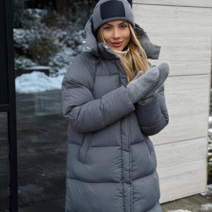 Long Oversize Puffer Women, Vintage Bomber Jacket, Winter Puffer Jacket, Oversized Winter Coat, Brown Puffer, Womens Puffer, Winter Style