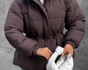 Winter Oversize Puffer Coat, Oversized Womens Parka, Winter
