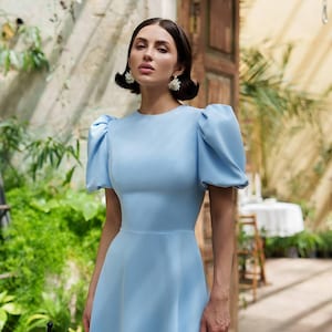 Women Dress, Wedding Guest Dress, Evening Dress, Long Evening Dress, Cocktail Dress, Evening Gown, Womens Clothing, Vintage Style, Fashion