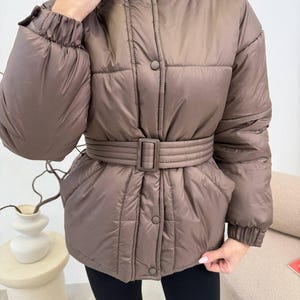 Womens Oversized Winter Jacket, Warm Hooded Puffer Coat, Casual Streetwear Down Jacket Women, Winter Outerwear, Spring Style, Boho Jacket
