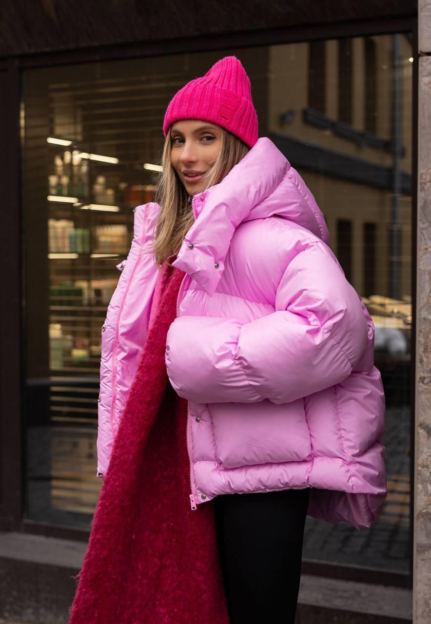 ジャケット・アウター DREAMIN PINK BOA COAT birthday bash Birthday Bash DREAMIN PINK BOA COAT Size M
