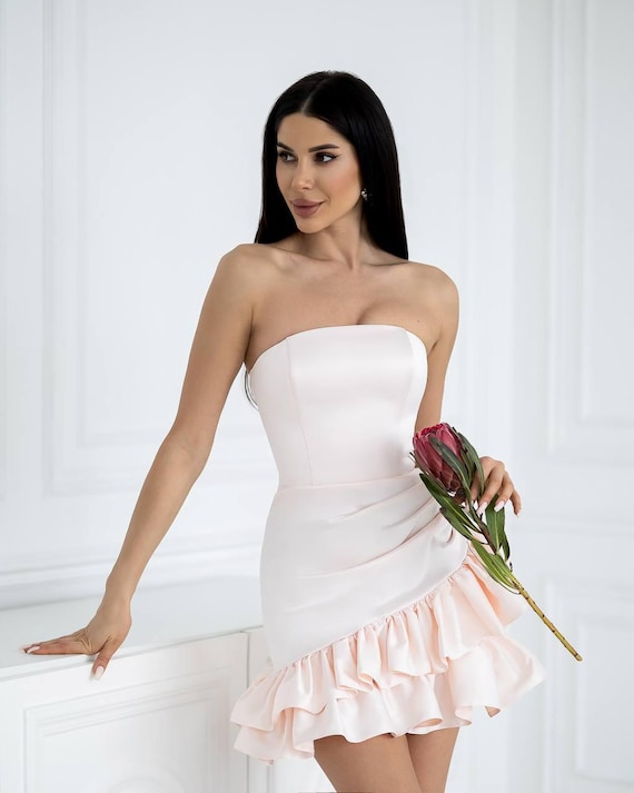 elasticated midi dress Drop shoulder elasticated waist midi dress-Marshmallow White