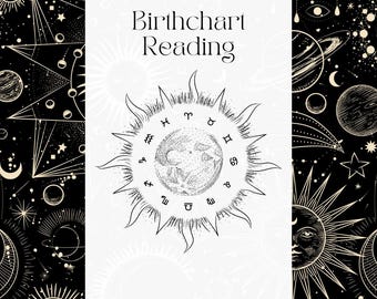 Birthchart Reading, Birth Horoscope Reading, Astrology Reading,