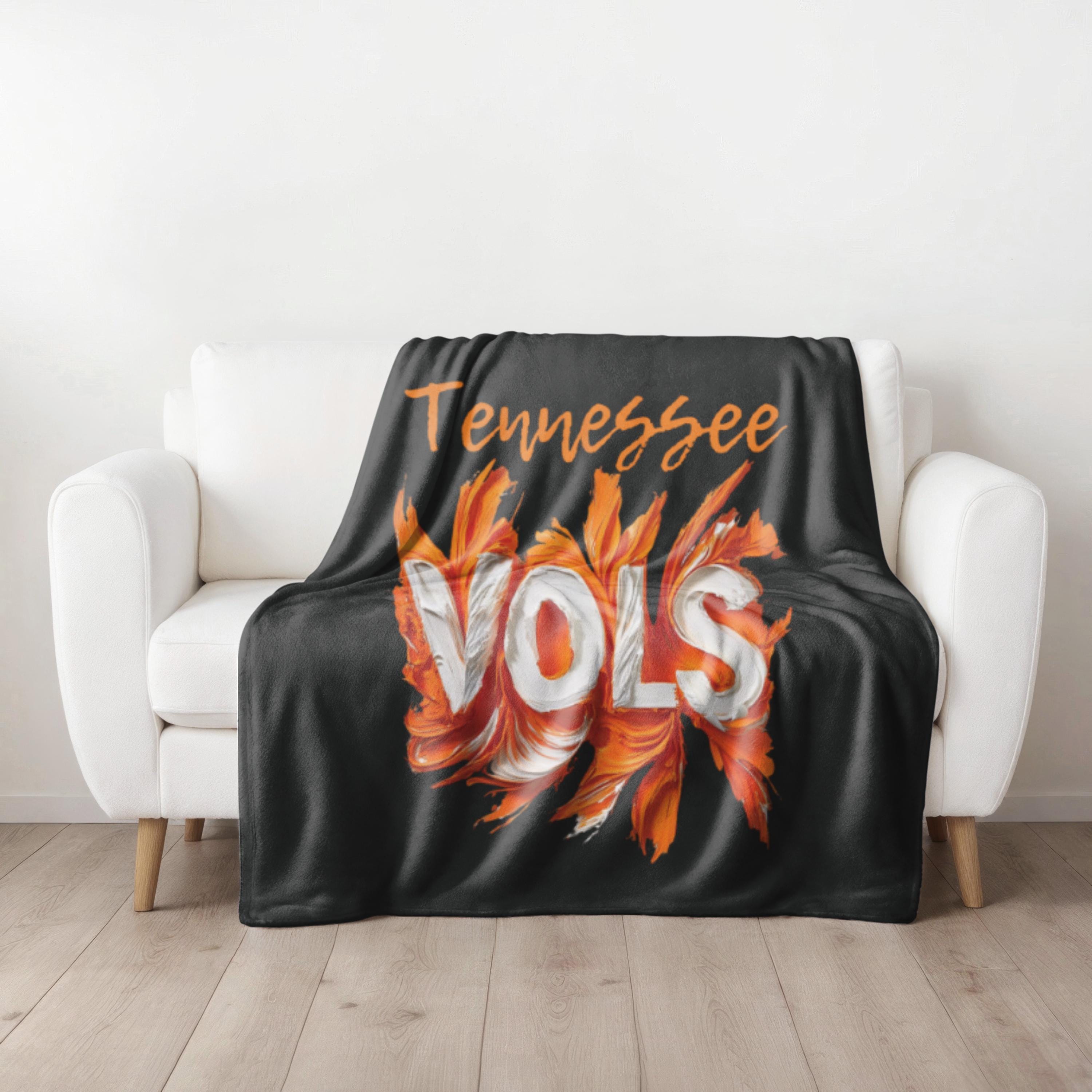 Tennessee Vols Blanket, College Football Game Day Gift, Cozy