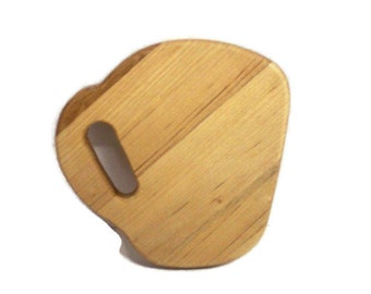 Small Coffee Cup Cutting Board Handcrafted from Mixed Hardwoods