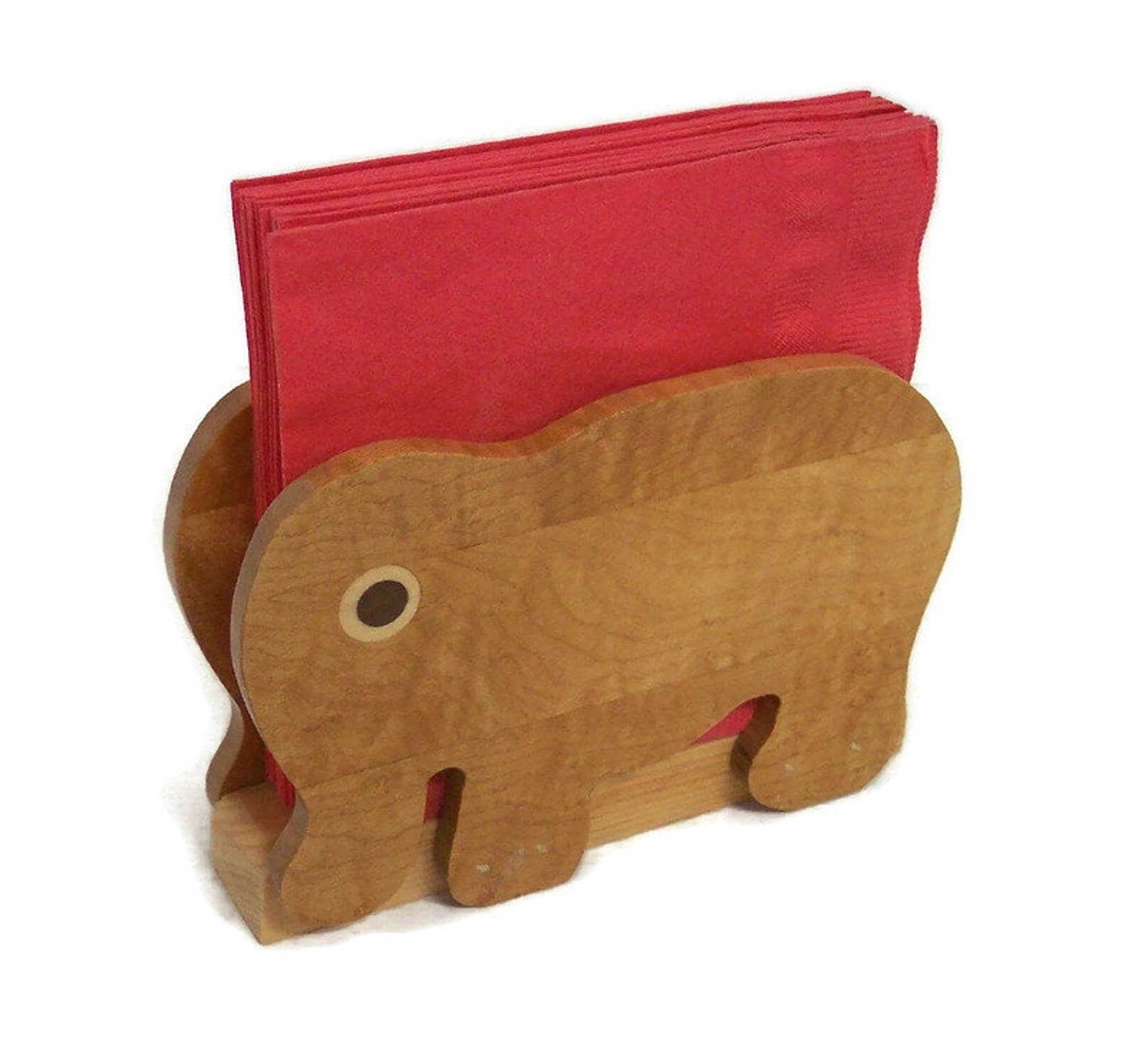 Elephant Napkin holder Animal Napkin Holder Wooden Napkin Etsy