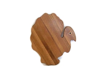 BIG Turkey Cutting Board   Handcrafted from Mixed Oak Hardwoods