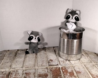 Stuffed raccoon