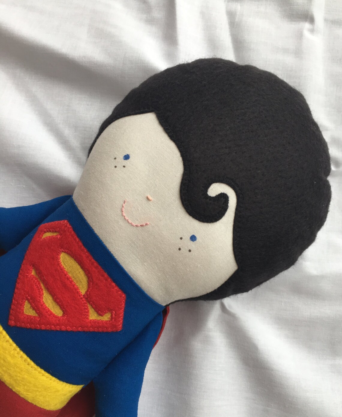 Superman fabric doll Stuffed toy Boy doll Action Figure Etsy